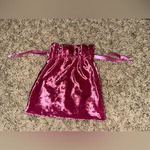 Pink silky small bag🩷